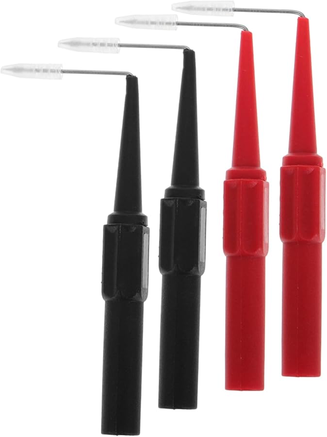 Gatuida 4pcs Automotive Circuit Tester Probes Multimeter Test Leads with Gold Plated Tips - Image 1